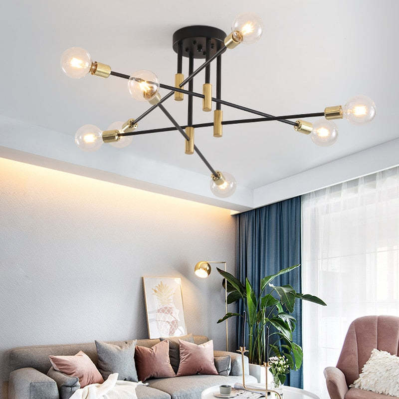 Lampe Plafond LED Élégante - Éclairage Chaleureux et Design Intérieur