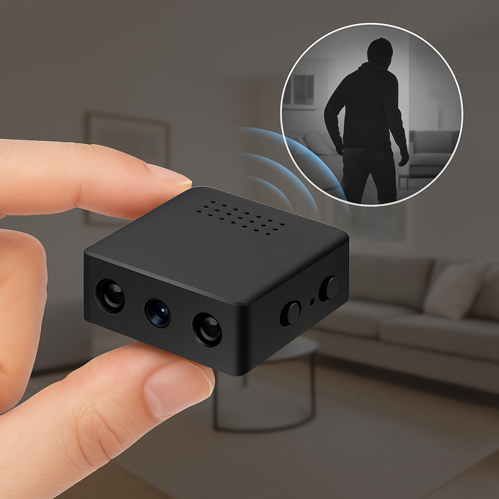 Caméra de Sécurité Wi-Fi HD avec Vision Nocturne - BlxckFR