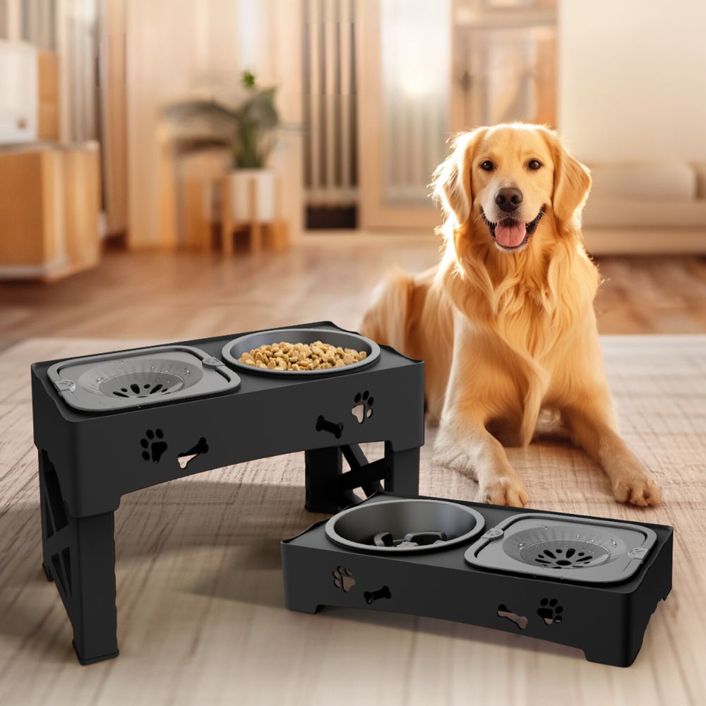 Rougeoir Canin Réglable Anti-Gobage pour Chien - BlxckFR