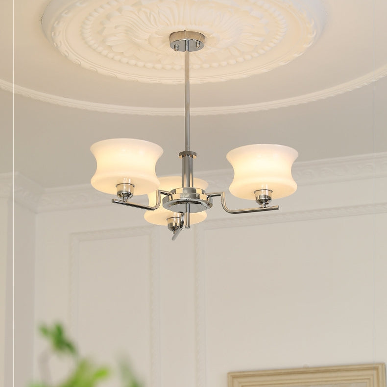 Lampe Suspendue Luxe en Bronze et Cristal