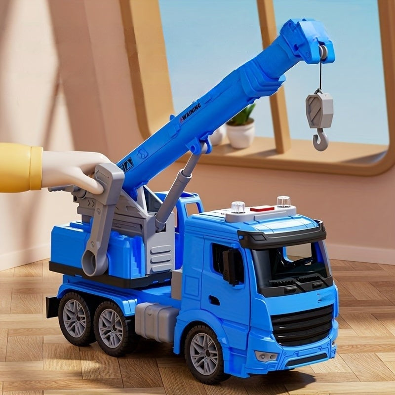 Camion Grue Jouet avec Lumières et Sons
