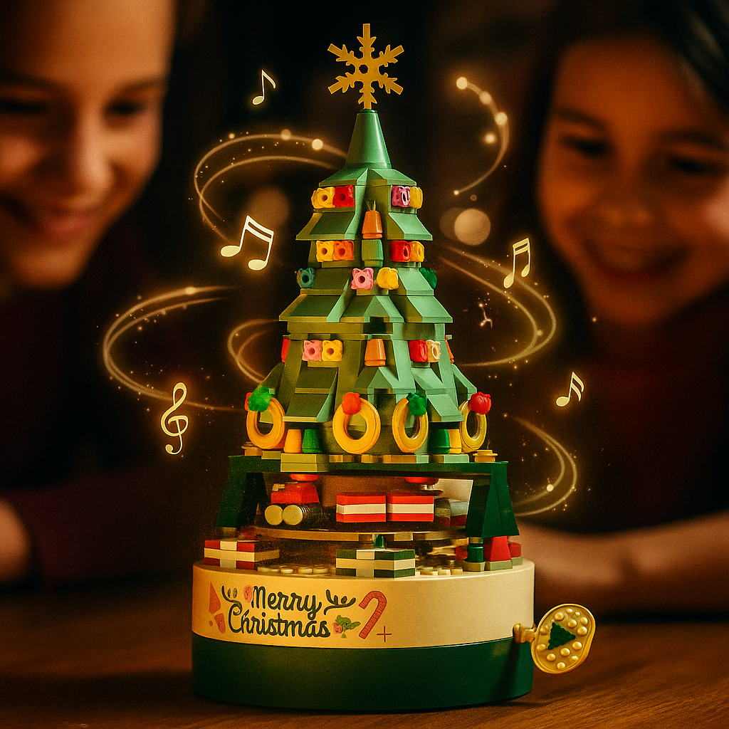 Boîte à musique de Noël personnalisable Festive Melodie - blxckfr