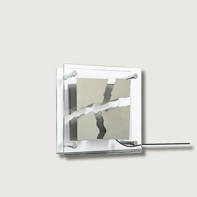 Lampe de Bureau en Verre Élégante et Fonctionnelle - Foivo