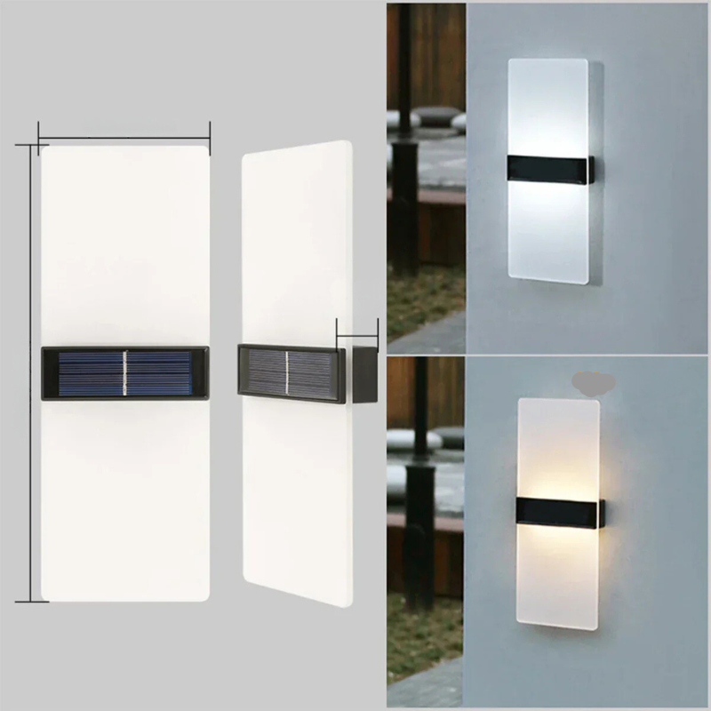 Lampe Murale Élégante Énergie Solaire