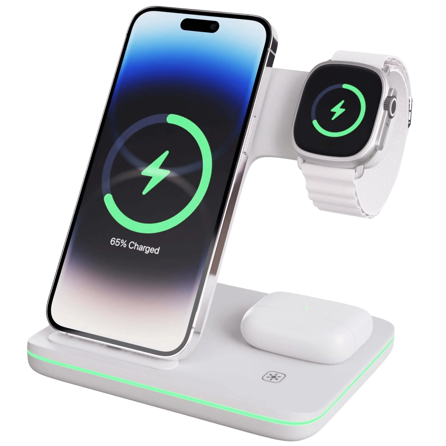Station de Recharge Sans Fil iPhone et Montre Apple