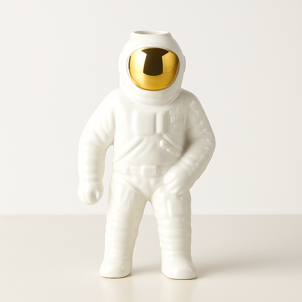 Vase Céramique Déco Espace Astronaute