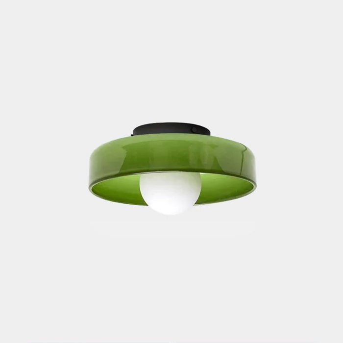 Lampe Design Rond en Verre - Déco Élégante pour Maison