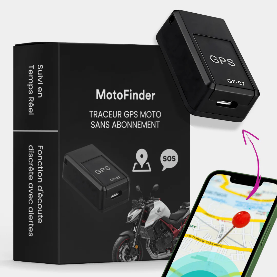 Traceur GPS Moto Intelligent en Ligne Sans Abonnement - blxckfr