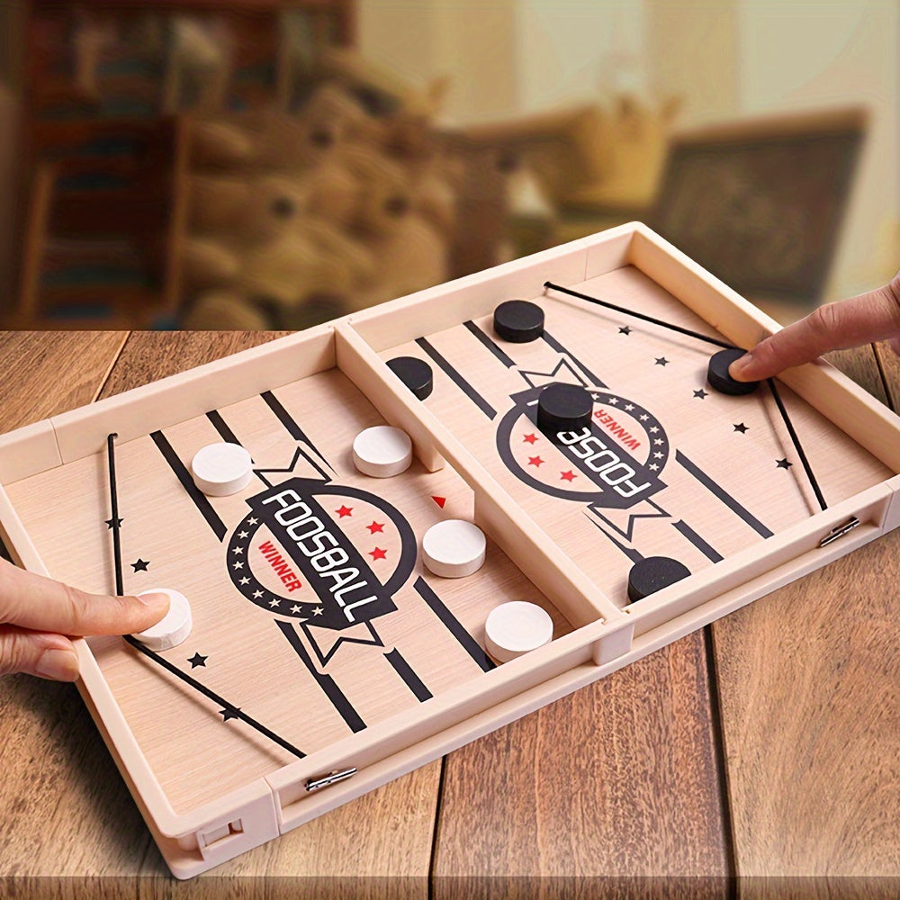 Jeu de hockey de table en bois avec flipper - BlxckFR