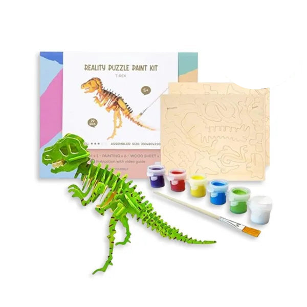 Puzzle 3D Dinosaure Éducatif pour Enfants Créatifs - BlxckFR