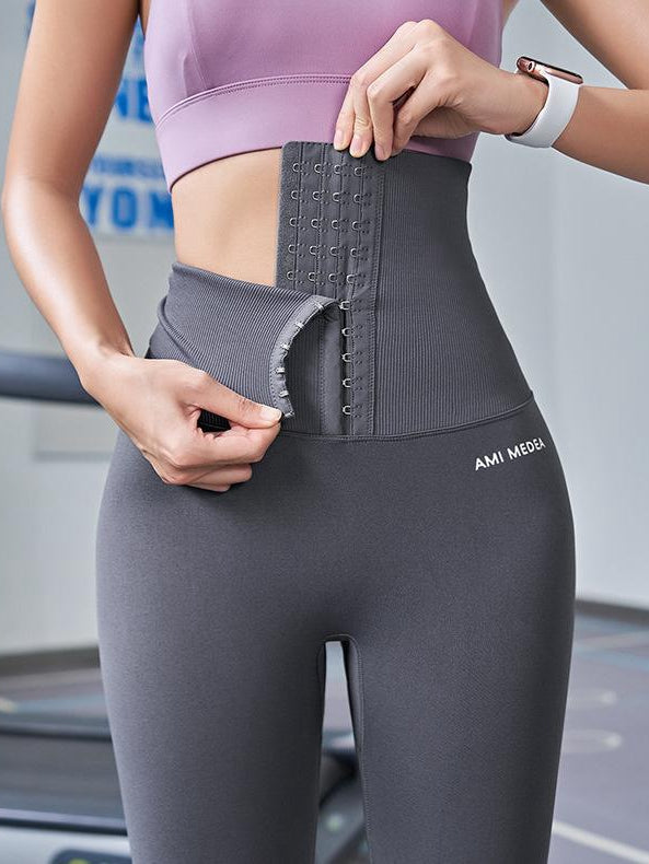 Collant de yoga femme élégant avec ceinture
