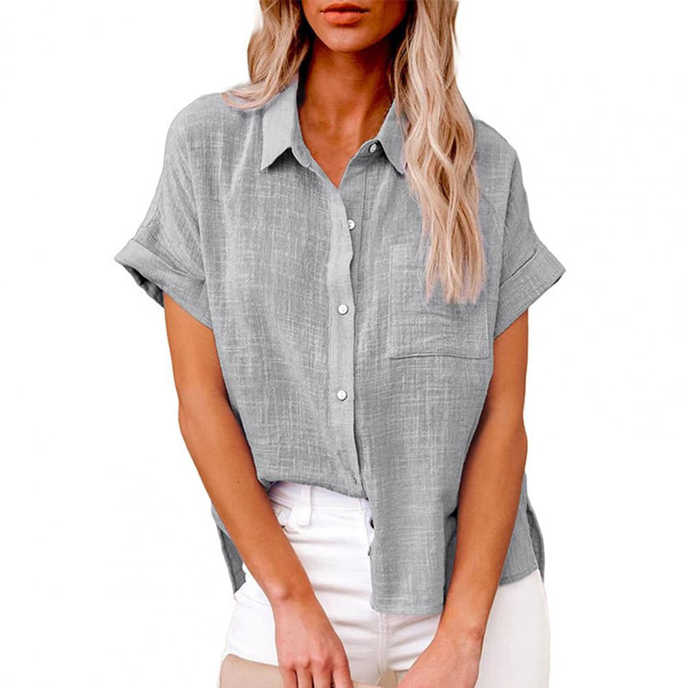 Chemise Décontractée Boutons Femmes
