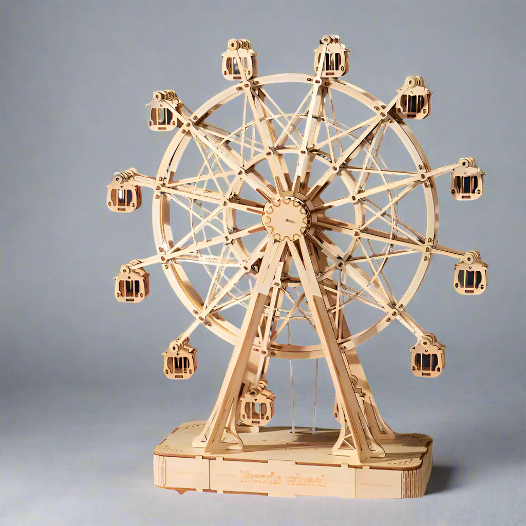 Jeu de Construction Grande Roue Bois 3D - BlxckFR