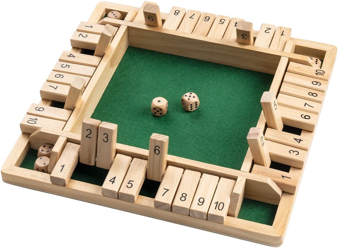 Jeu de Dés en Bois Fermoir Amusant - BlxckFR