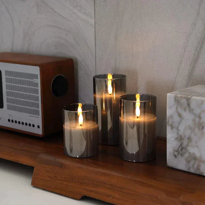 Bougie LED Ambiance Chaleureuse avec Effet Flamme - Foivo