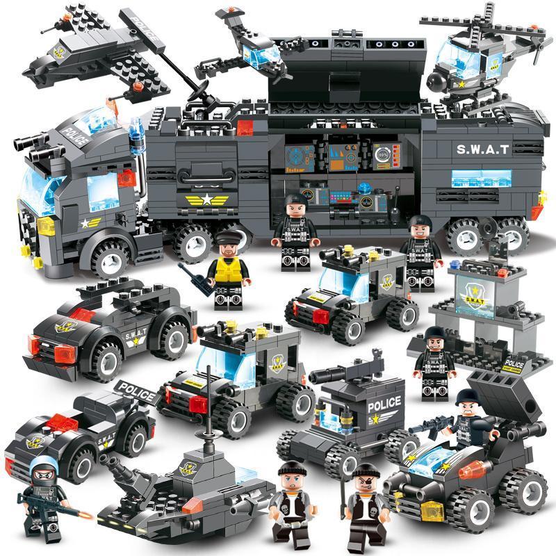 Jeux de Construction SWAT Police pour Enfants Aventuriers - BlxckFR