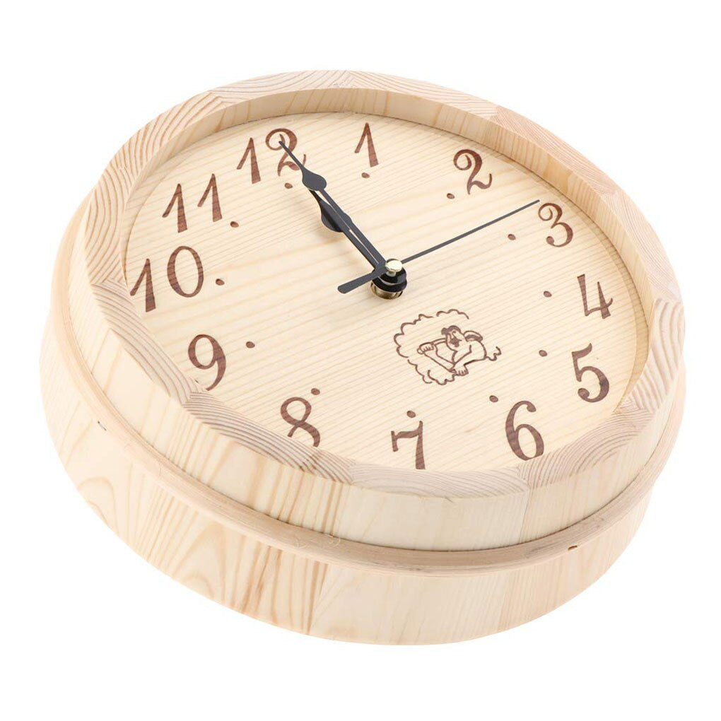 Horloge Murale Bois Design Silencieux - BlxckFR