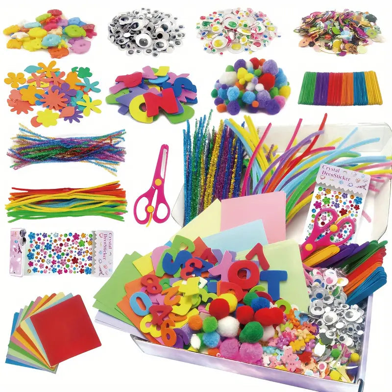 Kit Créatif Enfants - Jeu de Bricolage Amusant et Éducatif - BlxckFR