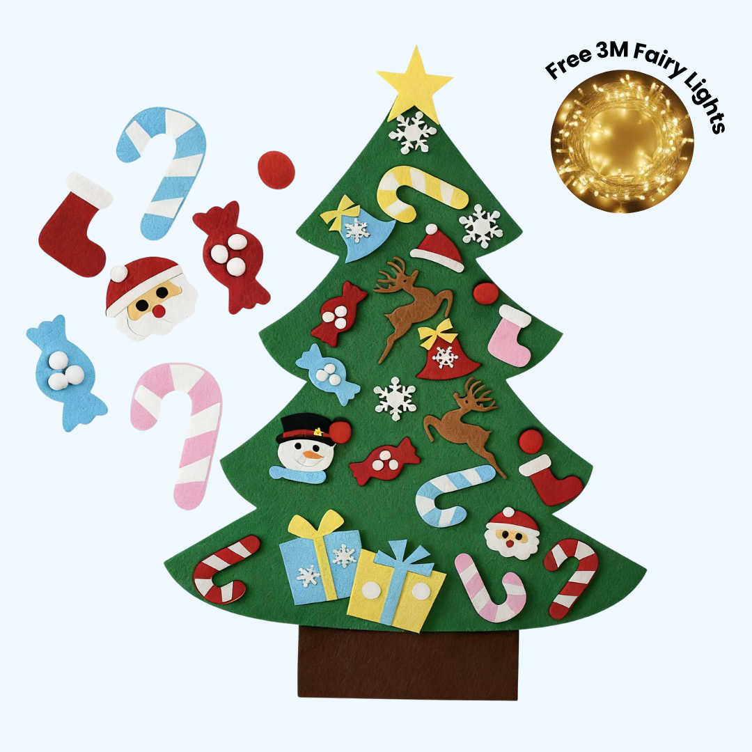 Jeu d'Arbre de Noël Éducatif pour Bébés - blxckfr