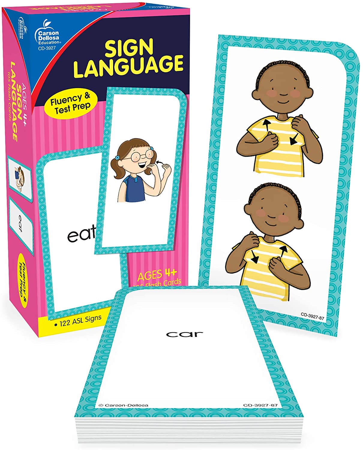 Cartes de langage des signes Amusantes pour Enfants - BlxckFR