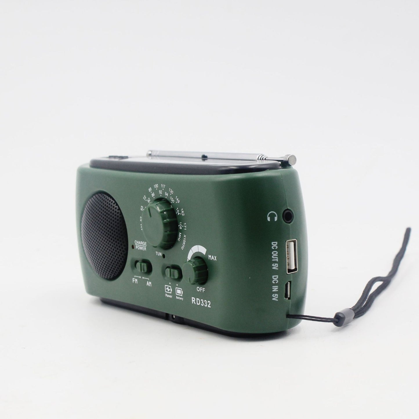 Radio de Secours Compacte AM/FM avec Lampe Torche Étanche - Foivo