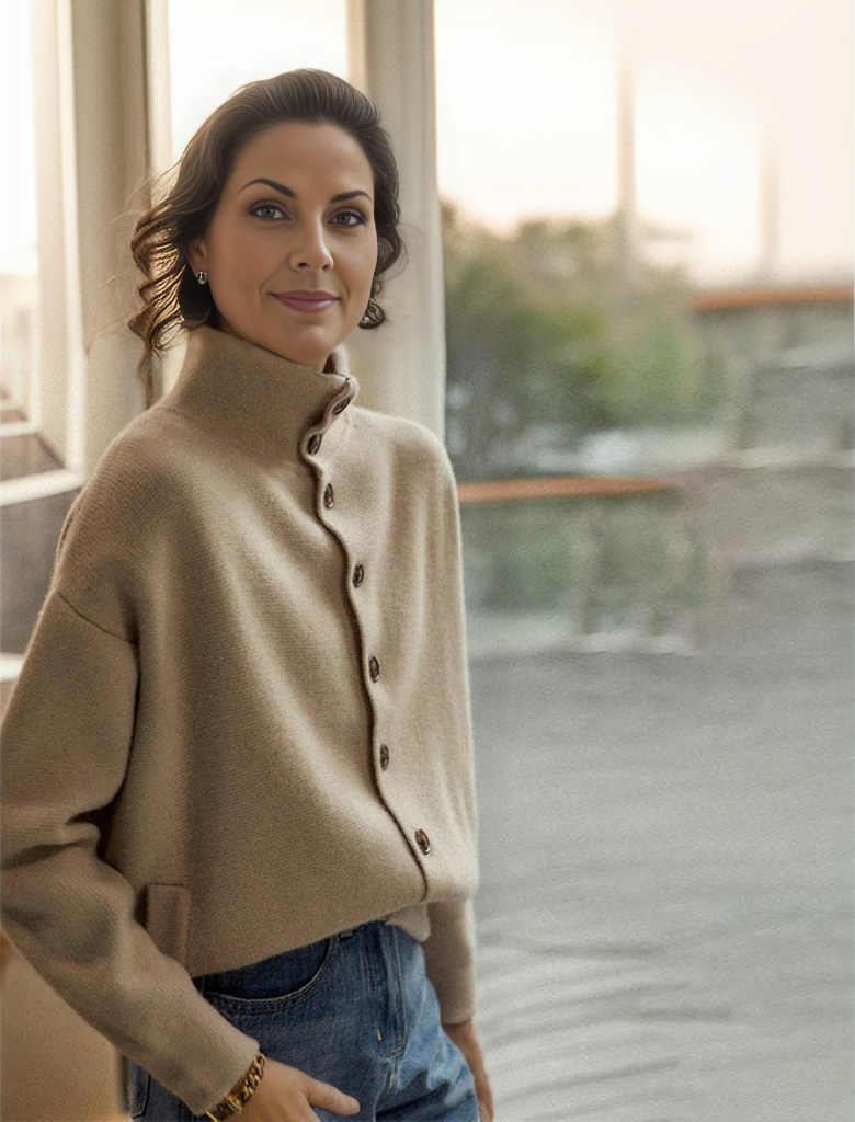 Pull Col Uni Automne Féminin - BlxckFR