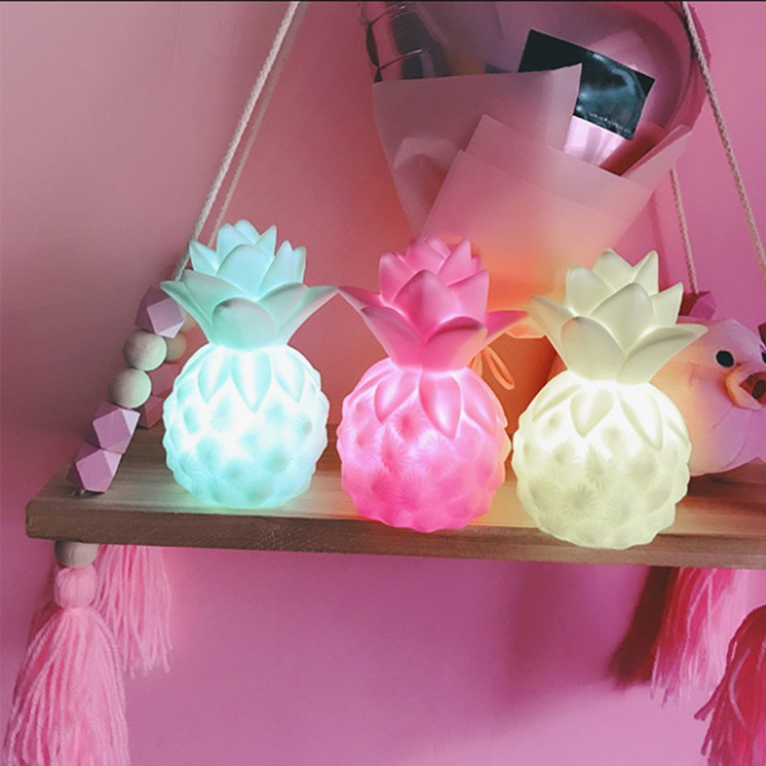 Lampe Ananas LED Enfant Douce