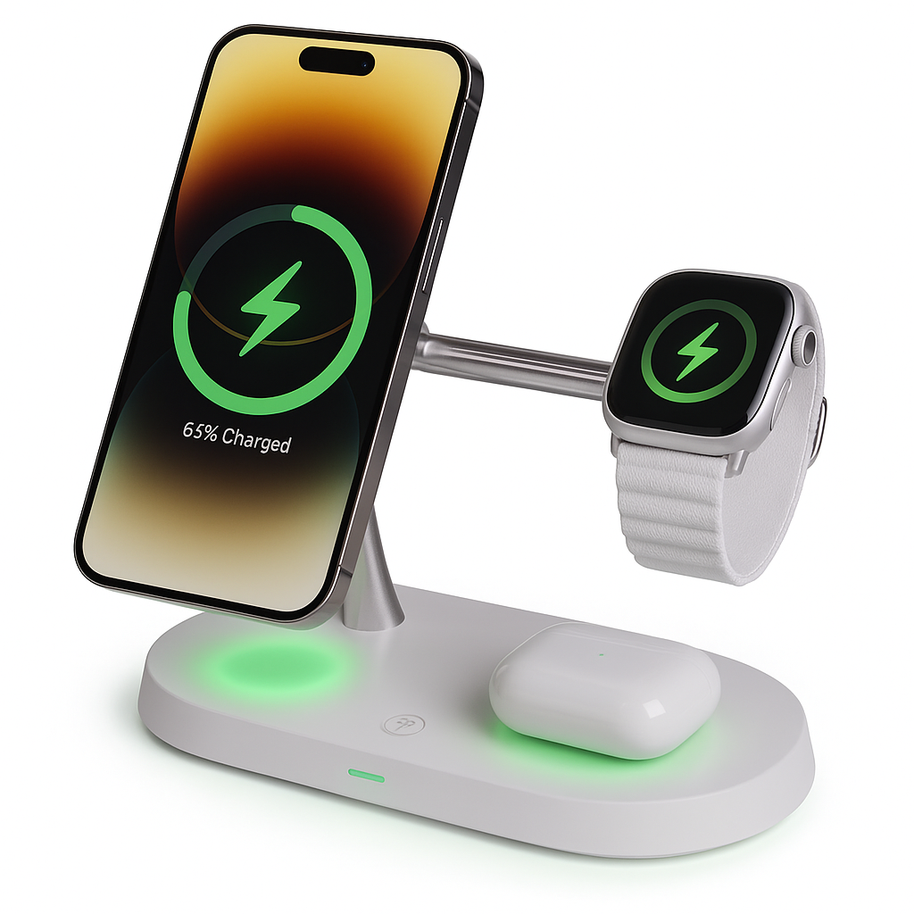 Station de Recharge Sans Fil Multi-Appareils
