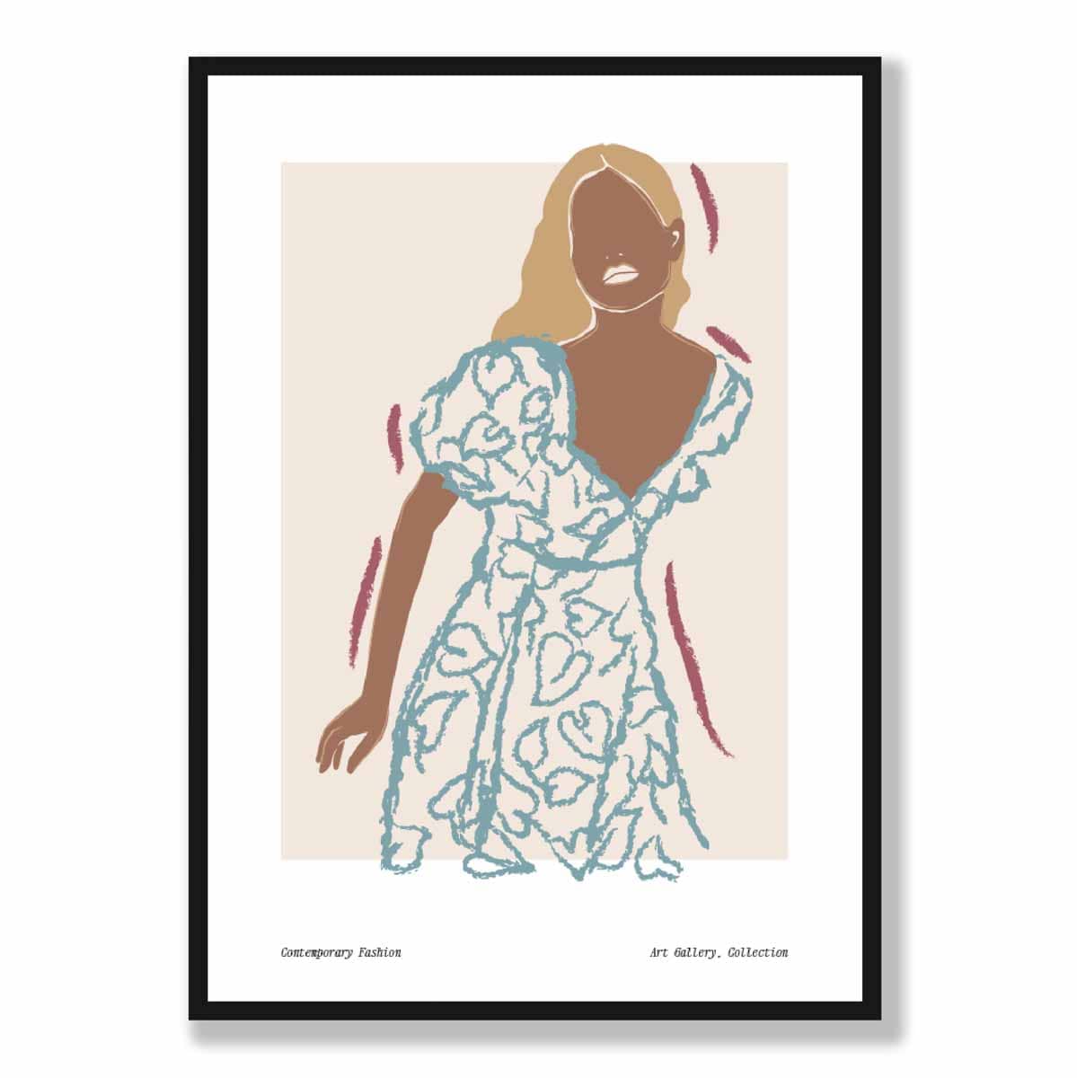 Affiche Femme Mode Contemporaine 5