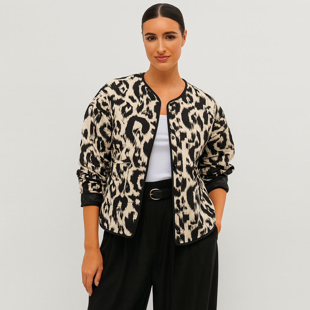 Veste Patchwork Chic Élégante Féminine