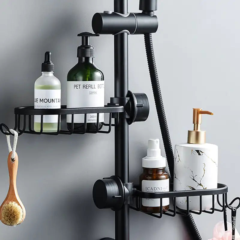 Étagère de Douche en Inox Moderne et Compacte