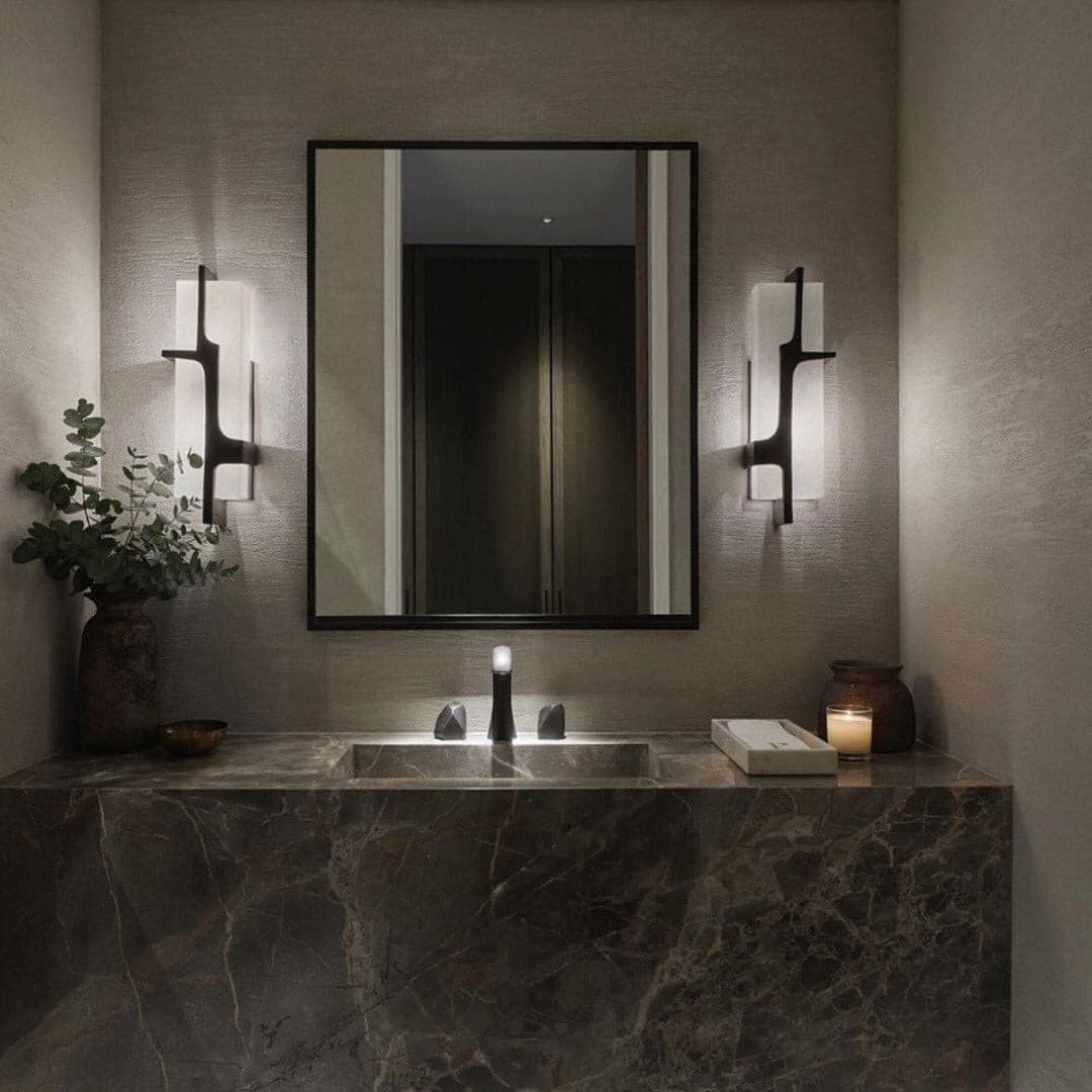 Lampe Murale Design Luxe en Pierre