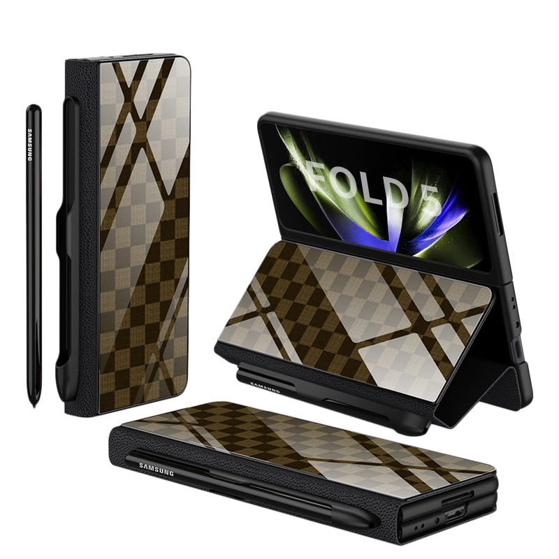 Étui Cuir Résistant Choc pour Samsung Galaxy Z Fold