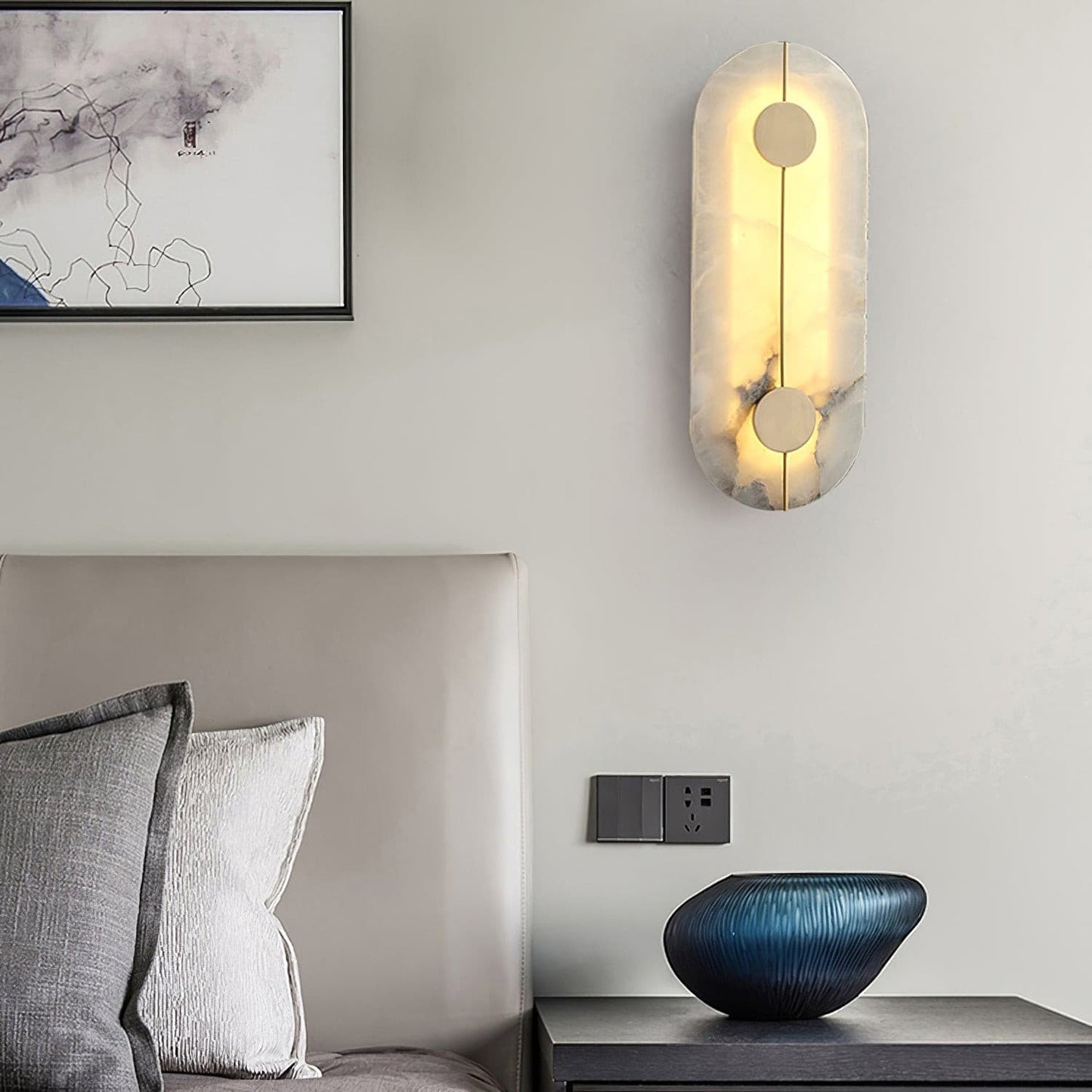 Lampe Murale Design Chic en Pierre Naturelle