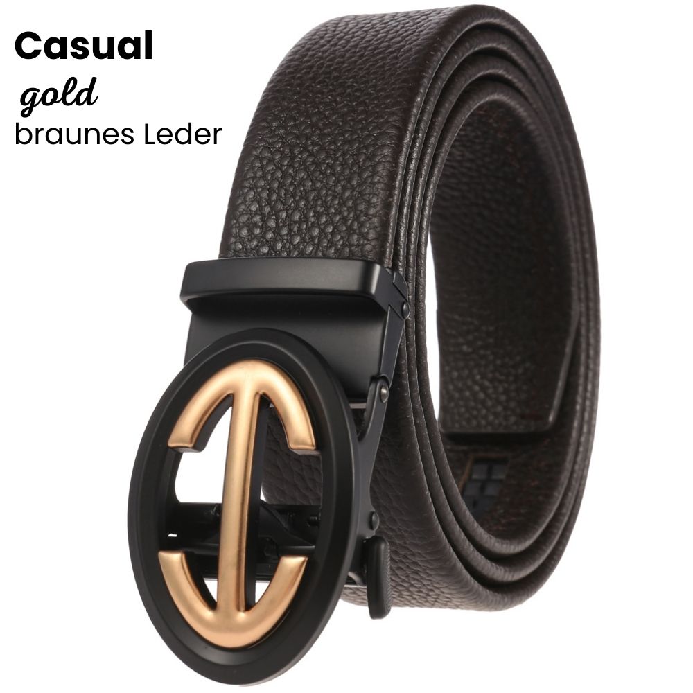 Ceinture Cuir Luxe à Boucle Automatique