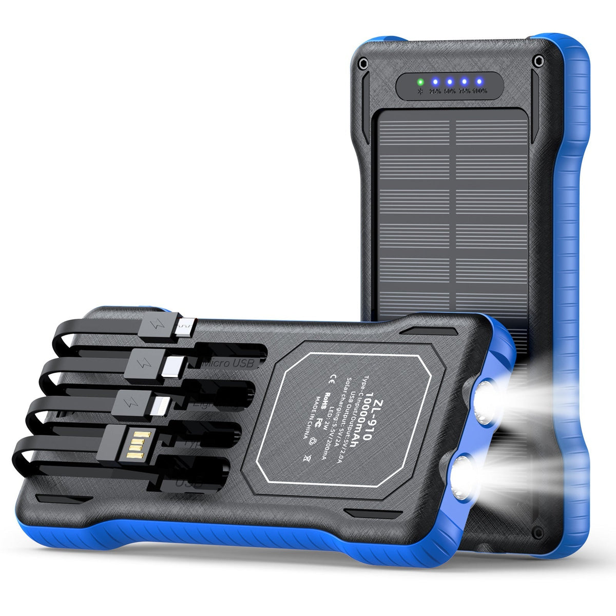Banque d'énergie solaire portable multifonction pour hommes et femmes 6