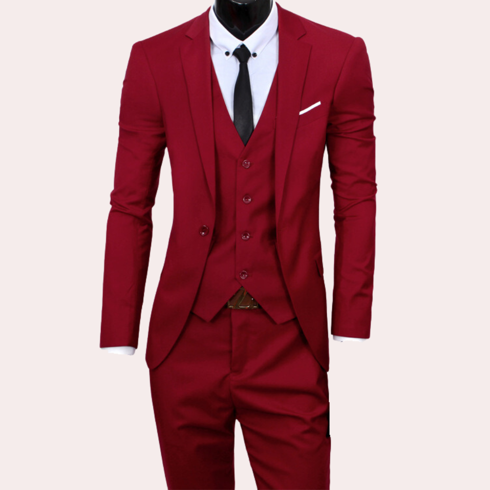 Costume Homme Été Chic 3 Pièces