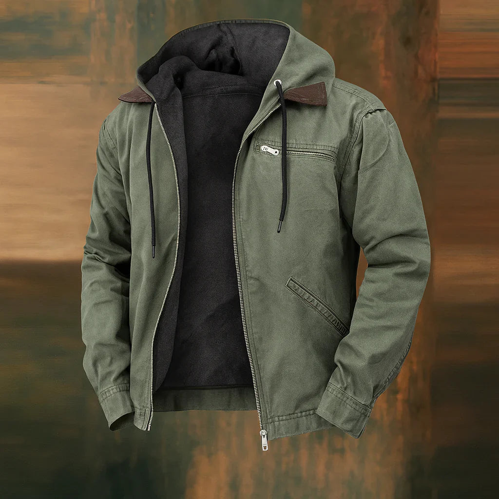 Blouson aviateur d'hiver pour homme au design moderne 3