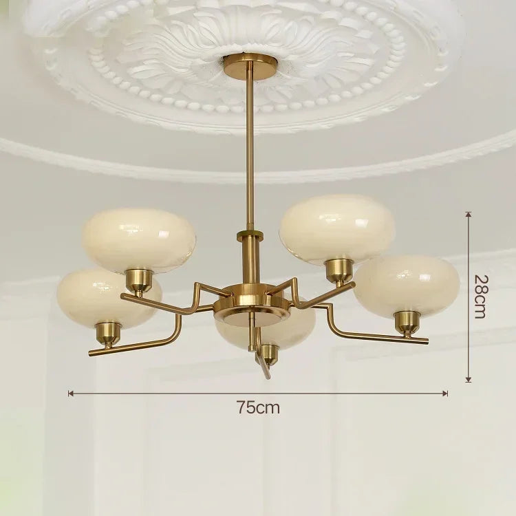 Lampe Plafond Rétro Chic – Lustre Design Nordique Élégant