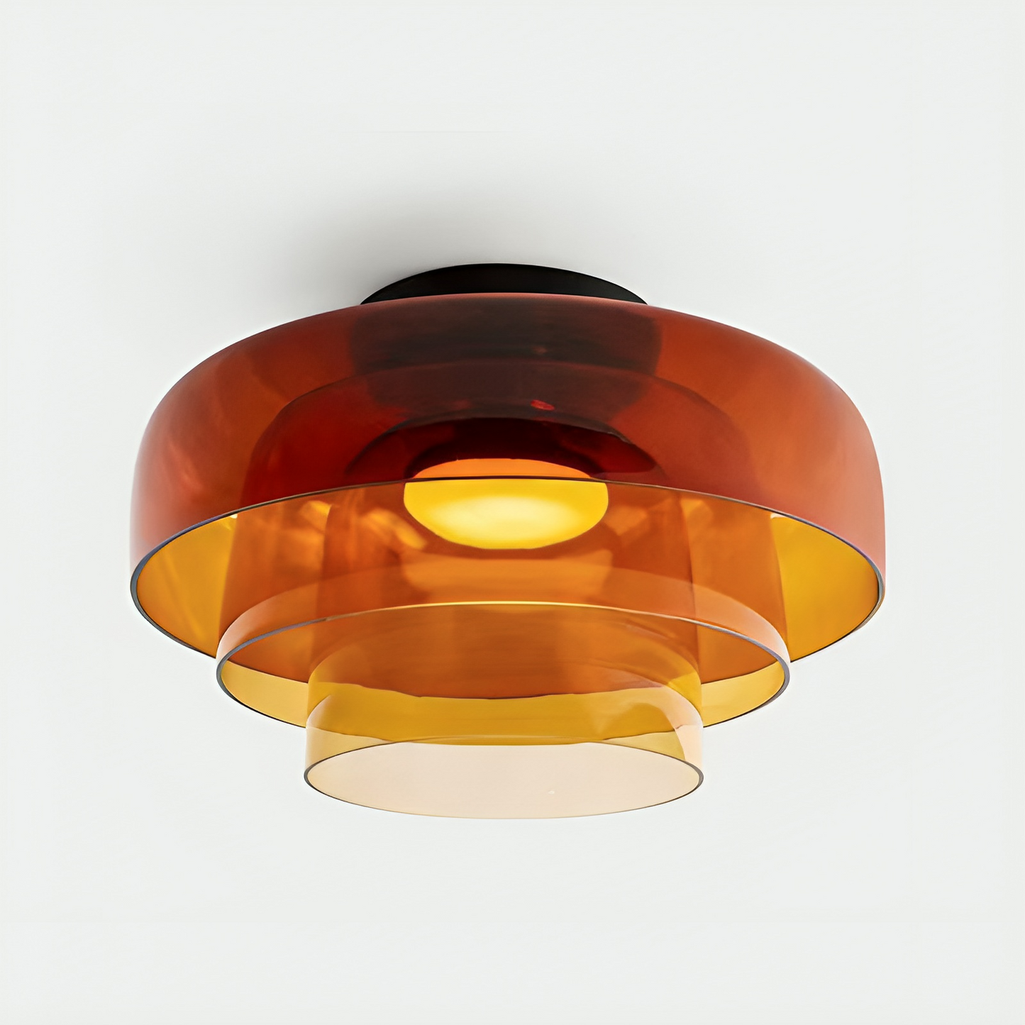 Lampe Suspendue Élégante en Verre Transparent Moderne