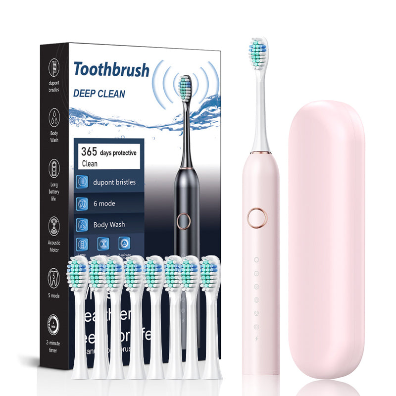 Brosse À Dents Électrique Sonique Avec 6 Modes De Nettoyage Pour Adultes 10