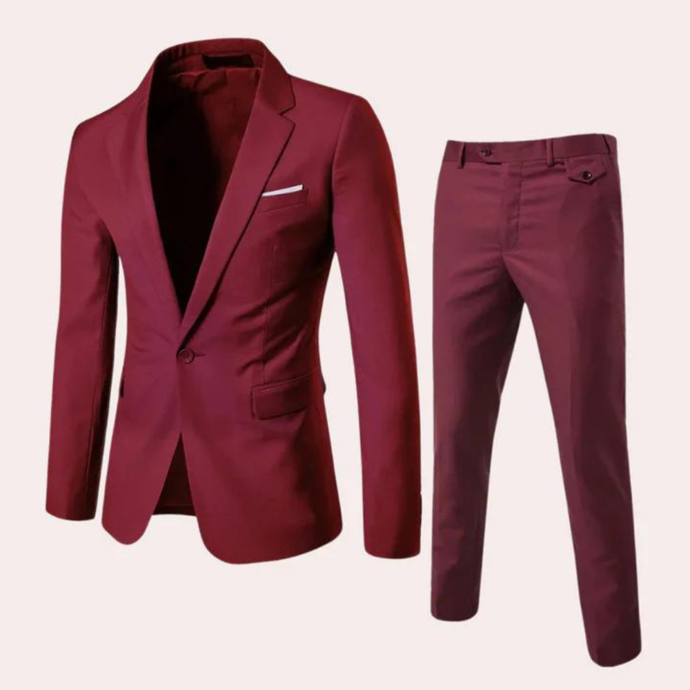 Costume Homme Classique - Veste et Pantalon Tailleur