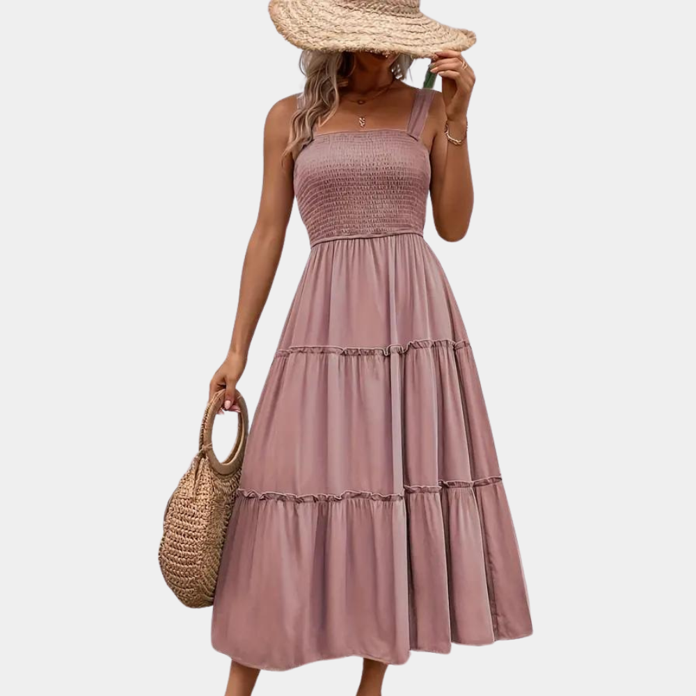 Robe Été Légère pour Femmes | Tissu Doux et Chic Décontracté