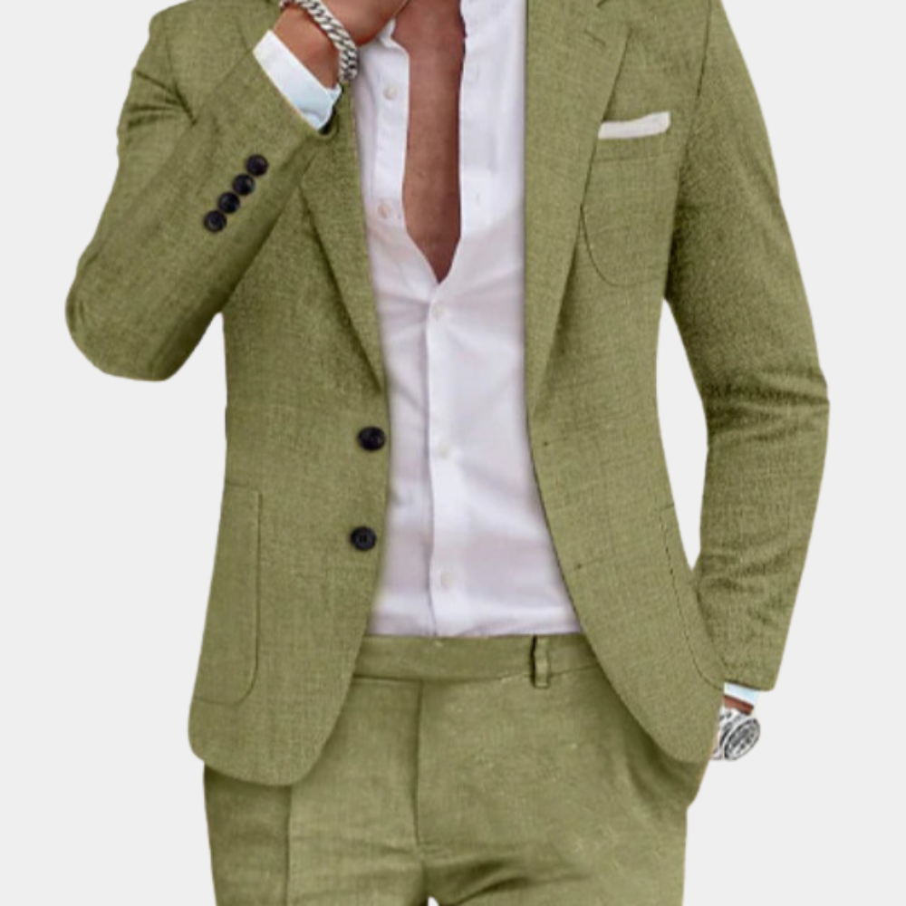Daniel | Prestigious Unlined Heritage Linen Suit
