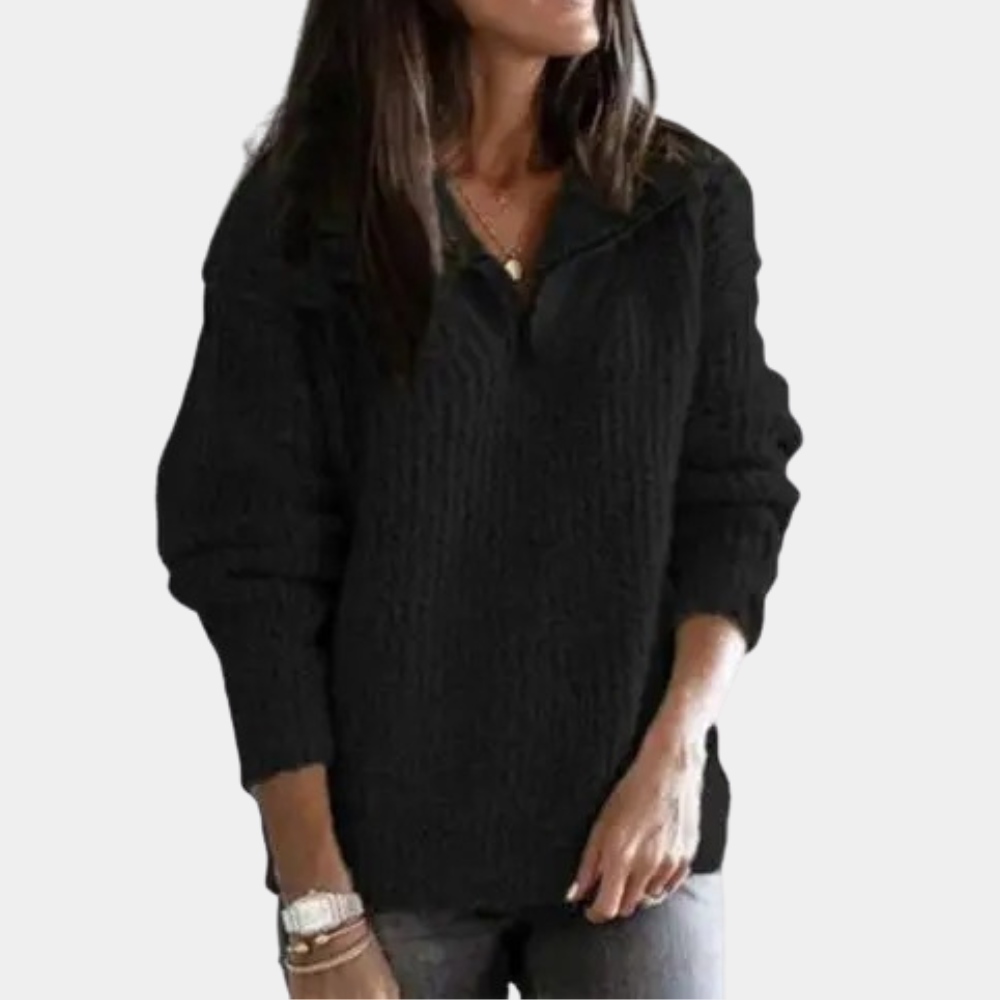 Pull Col Rond Douillet Hiver