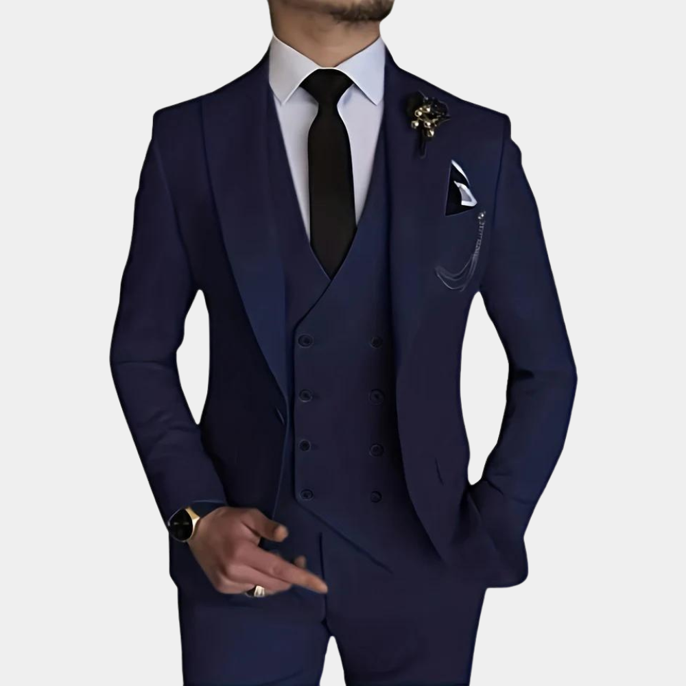 Costume 3 Pièces Chic pour Hommes | Tenue de Mariage Classique