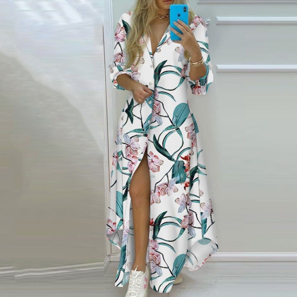 Robe Élégante Imprimée Fashion Haut de Gamme