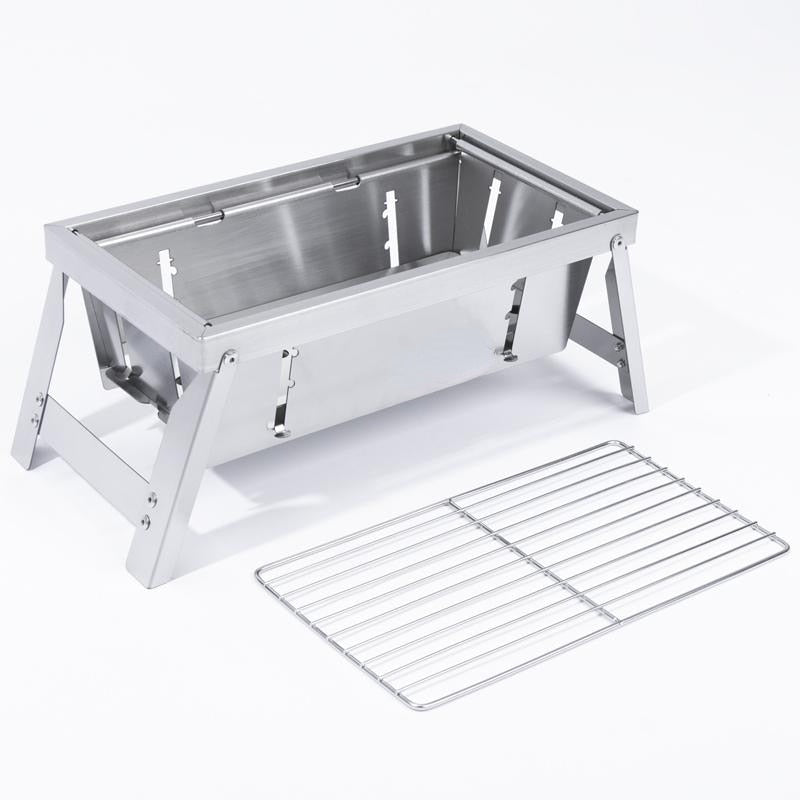 Gril Pliable BBQ Extérieur Robuste pour Camping - Foivo