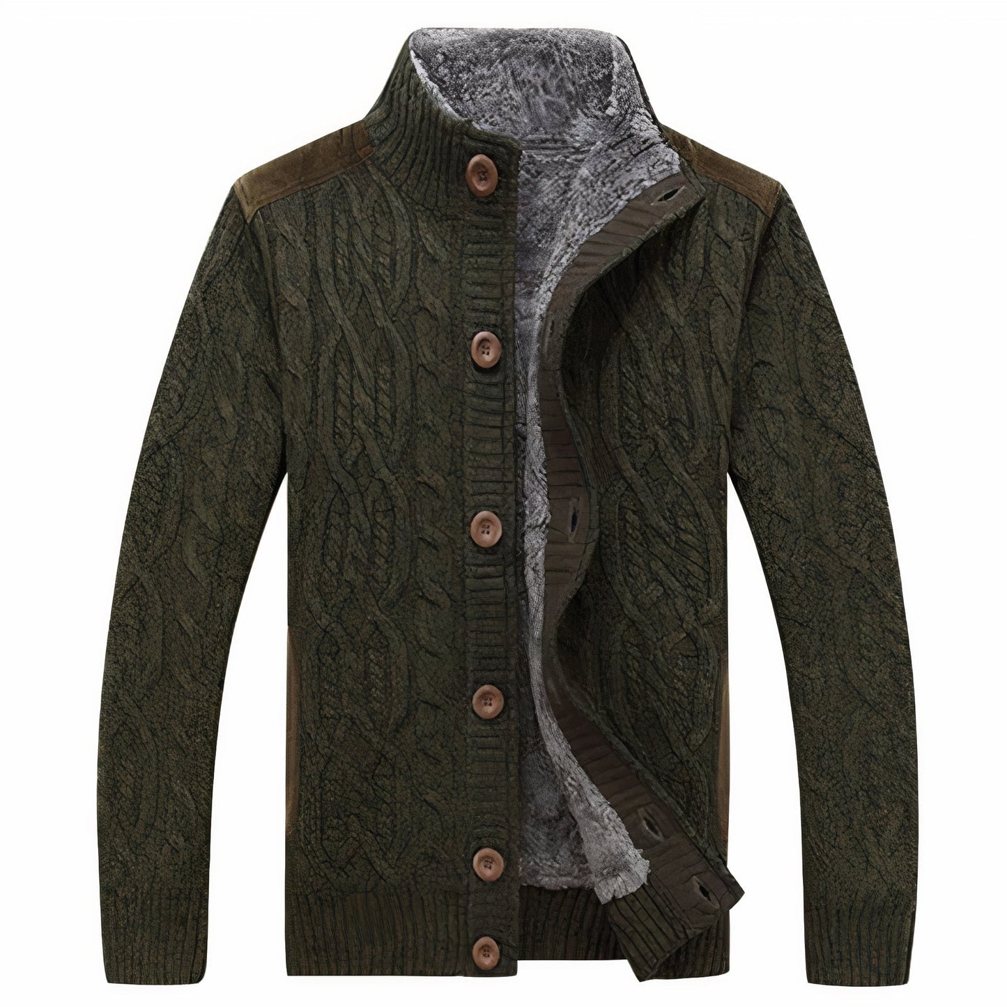 Cardigan Homme Tricot Classique Coupe Ajustée - Foivo