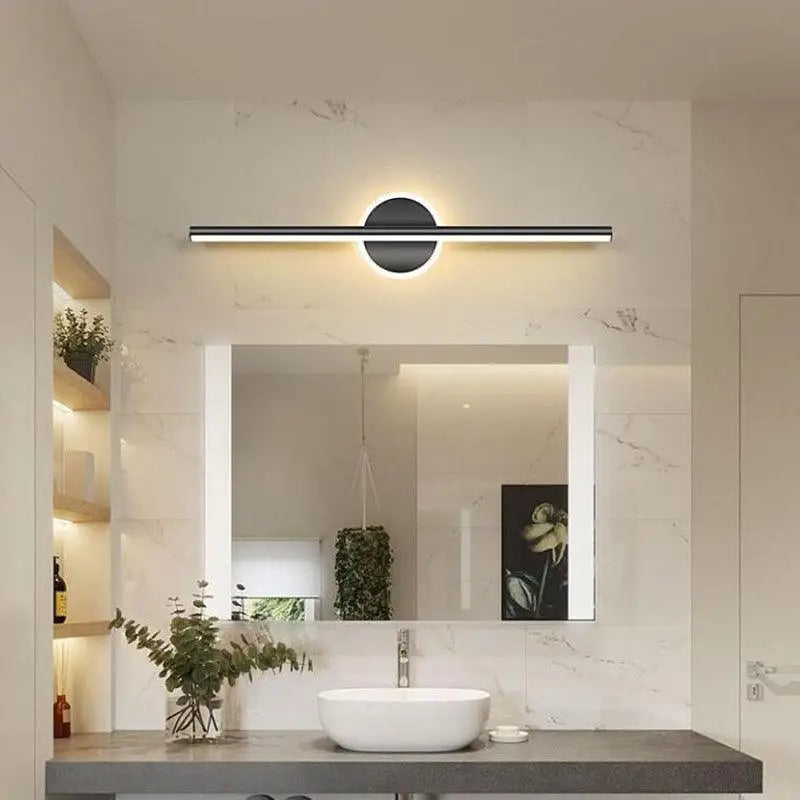 Lampe Murale LED Élégante Dorée & Noire